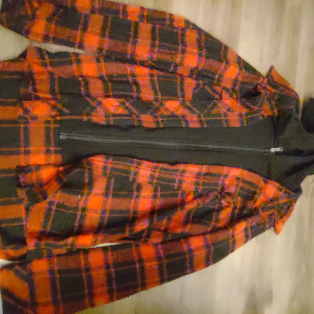 Red hoodie/flannel